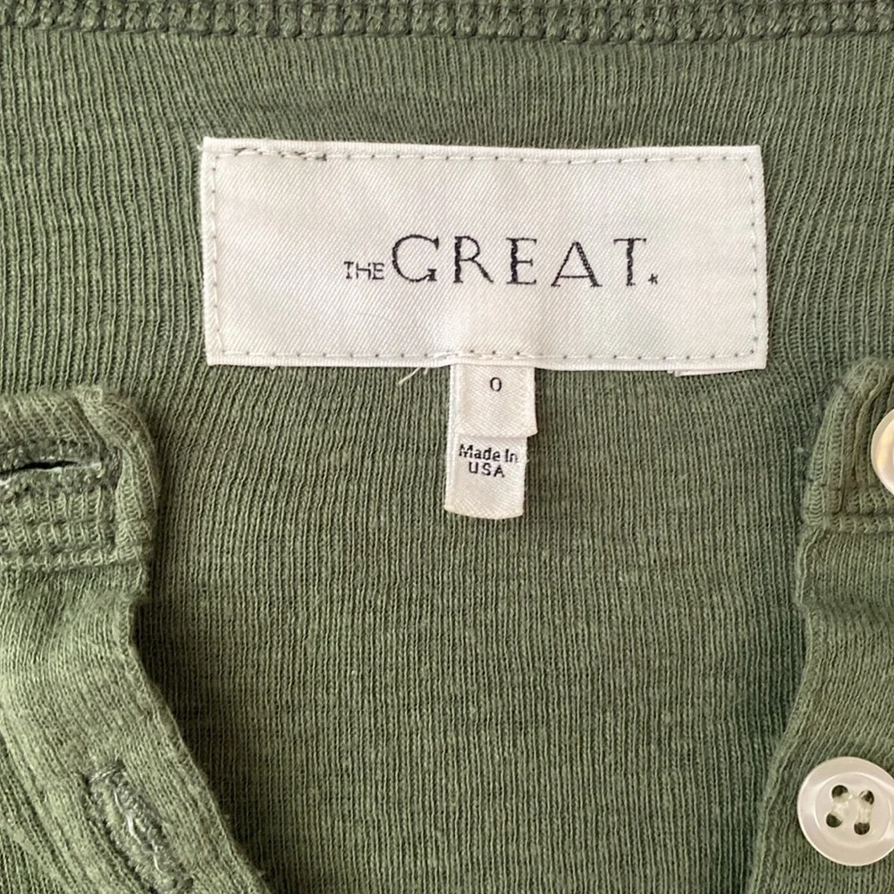 The Great Henley in cypress olive green size XS - Picture 2 of 4